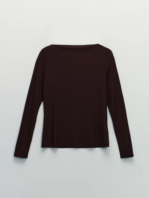 Базовый трикотажный лонгслив ZR2604013409-27 / Zarina  фото 7