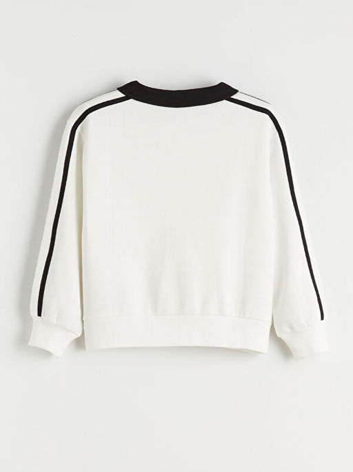 Polo Yaka K?z ?ocuk Sweatshirt