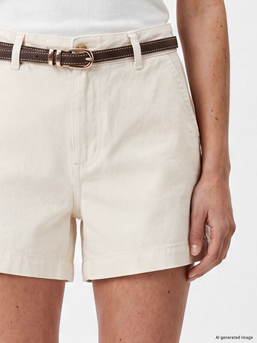 Beli Kemerli Regular Fit Kad?n Jean ?ort