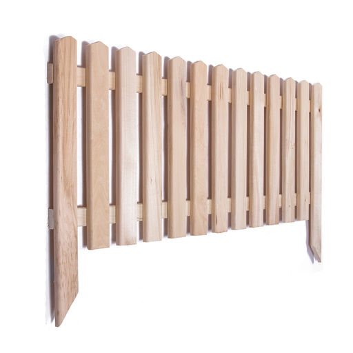 Ограждение декоративное, 45×110 см, 1 секция, дерево, «Пирамида», Greengo