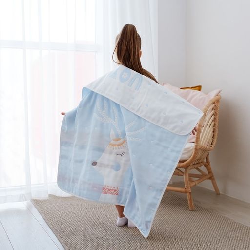 Полотенце детское Крошка Я Magic 95х1005 см, цвет голубой, 100% хлопок, 280 г/м2  фото 7