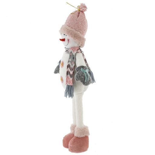 Игрушка набивная "Снеговик", L23 W10 H70/56см, 2в.