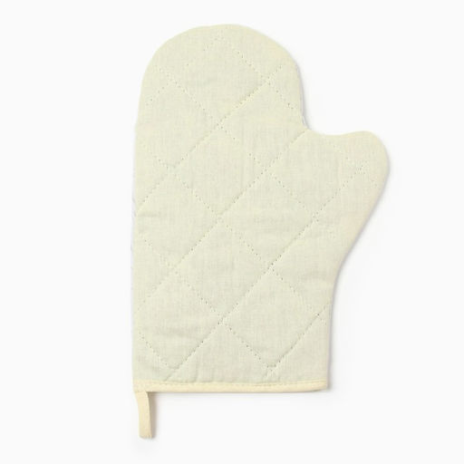 Набор кух. Доляна Зайчата: варежка 20х28 см, прихватка 17х17 см, 35% хл, 65% пэ  фото 10