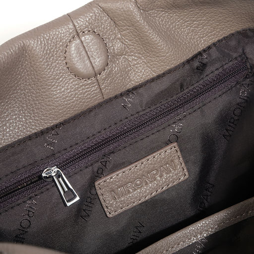 Женская сумка MIRONPAN арт. 62397 Темно-бежевый  фото 7