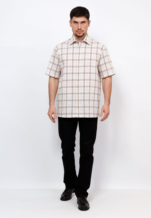 Сорочка мужская короткий рукав BERTHIER Caballero 23928  фото 3