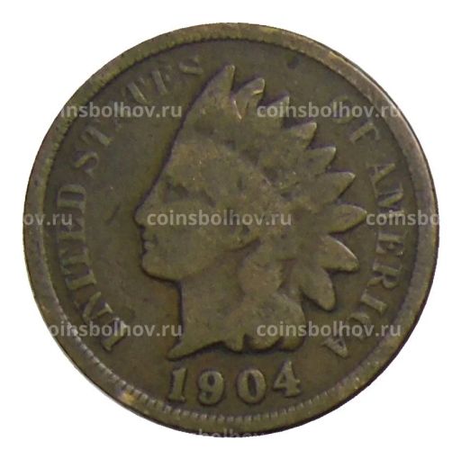 1 цент 1904 года США