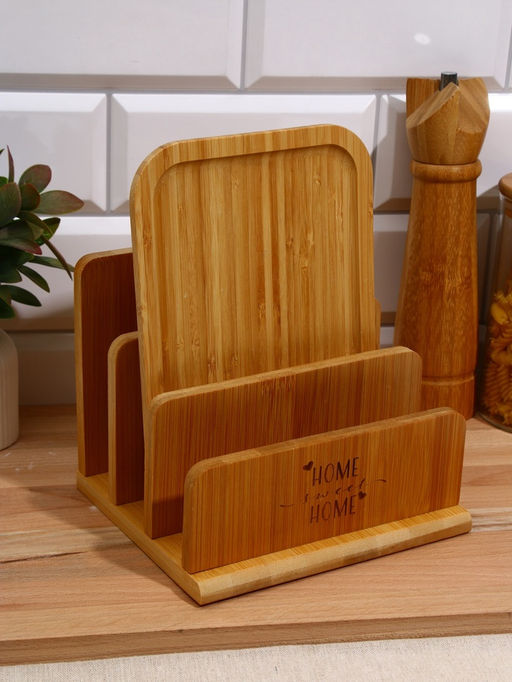 Подставка для досок Home, 18×10 см, 3 отсека