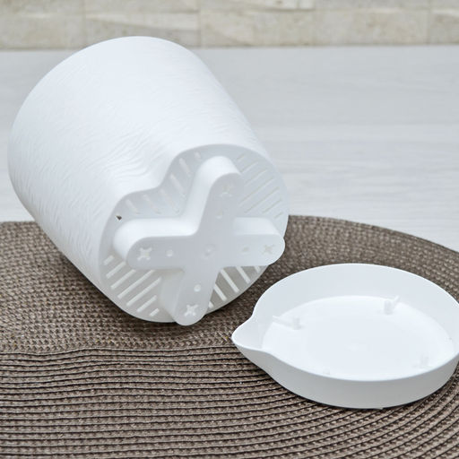 Кашпо Блюз (1,5л) Цв. Белый (Арт. КШ-8681) - Вмс фото 5