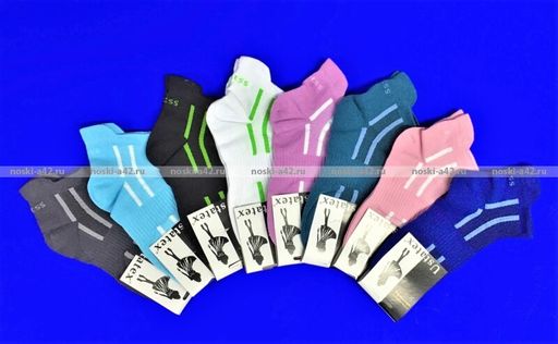 Цена за 10 пар. ЮстаТекс носки женские 2с15 СПОРТ ассорти 23-25 - Юста-текс фото 40