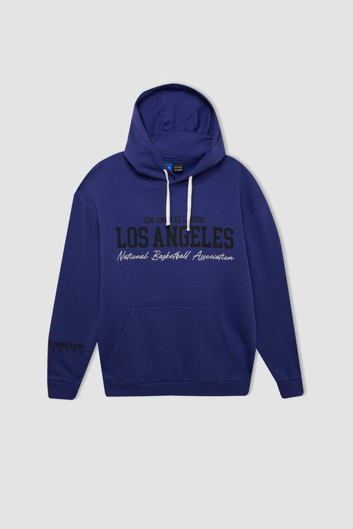 DeFactoFit Толстовка комфортного кроя с капюшоном NBA Los Angeles Lakers  фото 9