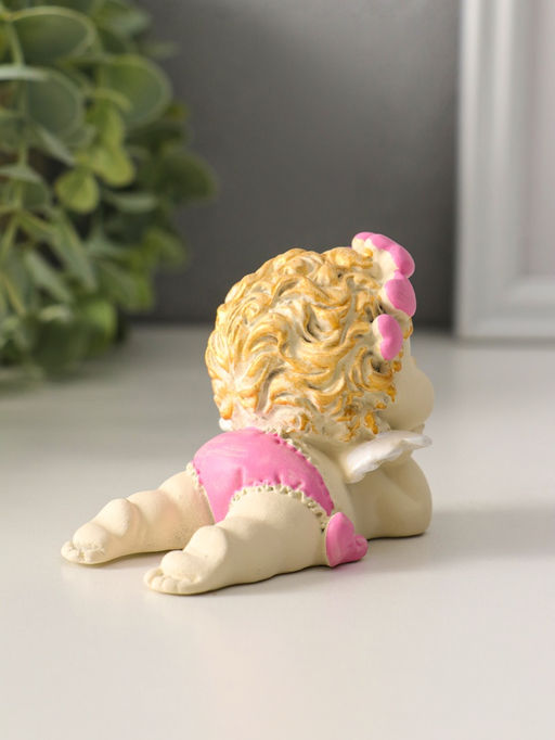 Фигурка «Ангелочек мечтает», 6×5.5×8 см