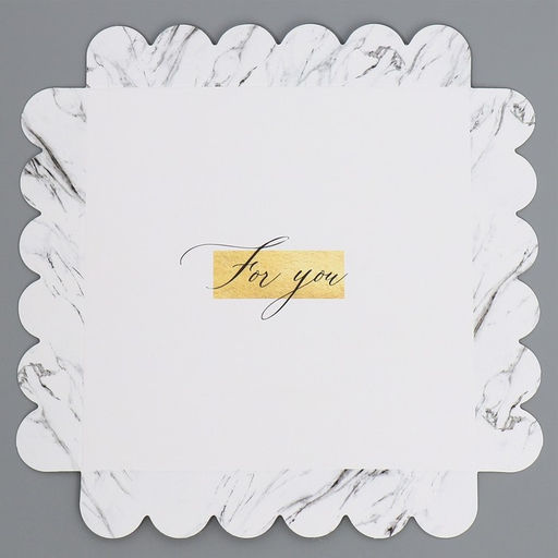 Цена за 5 шт. Коробка кондитерская, сундук, упаковка, For you, 14 х 14 х 18 см - Дарите счастье фото 7