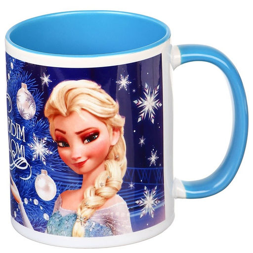 Кружка керамическая С Новым годом! 350 мл, Холодное сердце - Disney фото 2