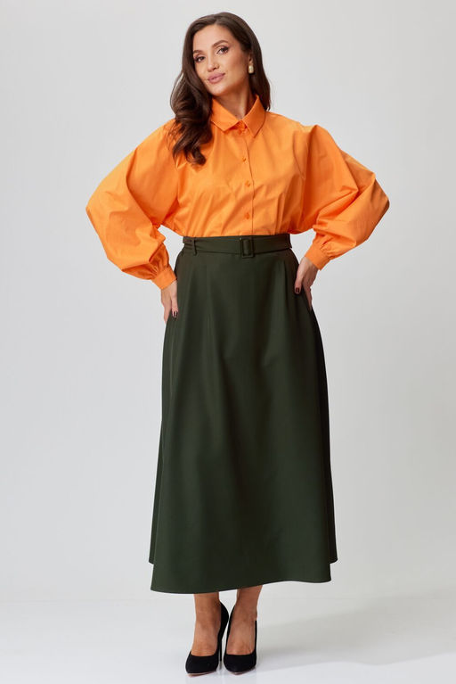 Рубашка ANDINA CITY 5019-24 оранжевый  фото 3