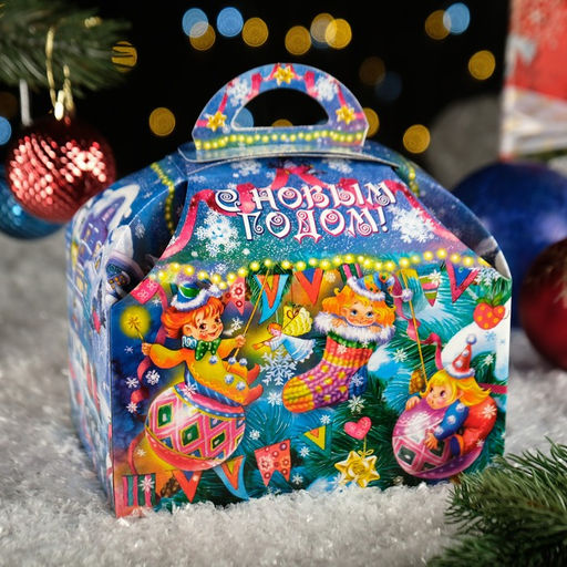 Цена за 10 шт. Подарочная коробка Зимняя Фантазия, 18,5 x 12,5 x 19 см - Simaland фото 2