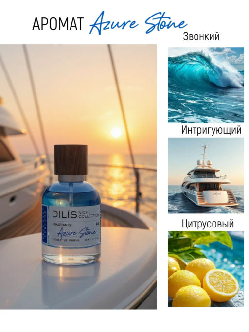 Новинка Dilis Духи экстра Dilis Niche Collection мужские Azure Stone 50 мл