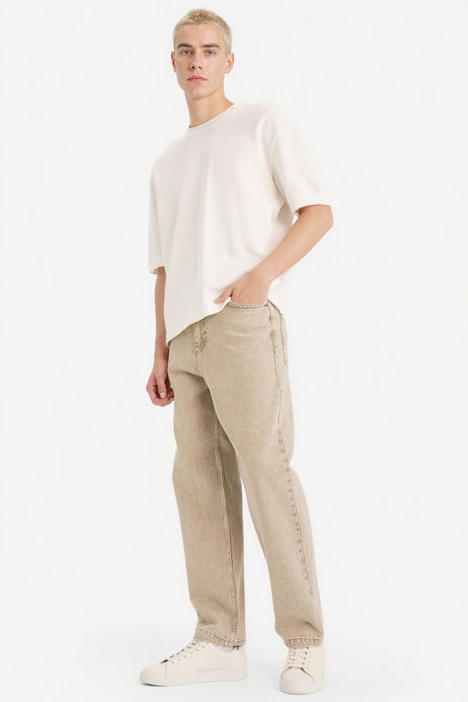 %100 Pamuk Baggy F_t Pantolon - Defacto фото 2