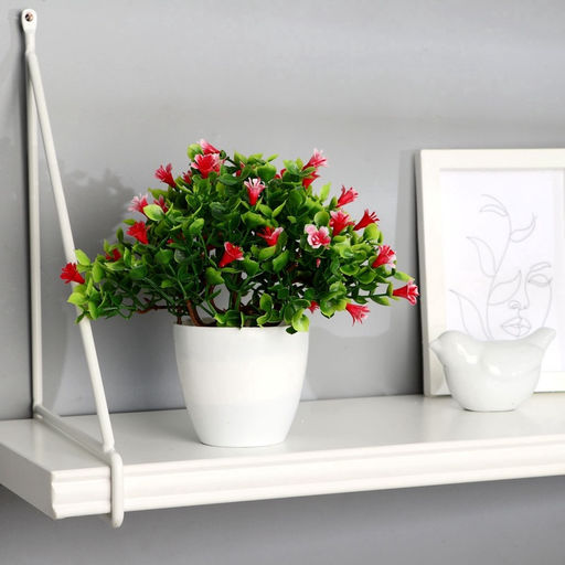 Искусственный цветок в горшке «Примула галант», 17×19 см, МИКС