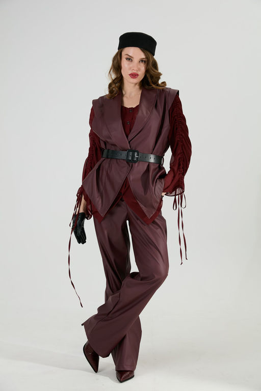 Жилет NIKVA н1027-2 бордо