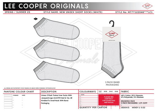 Носки (набор) SHORT SOCK / Lee Cooper фото 6