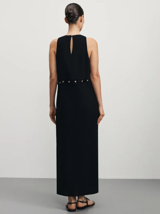 Платье из вискозы с декоративными пуговицами / Zarina  фото 5