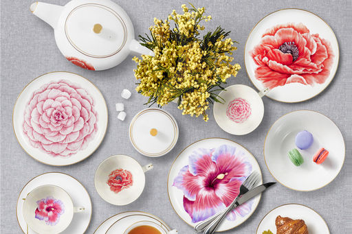 Сервиз чайный Flowers, Мак, 6 персон, 14 предметов - Anna lafarg emily фото 20