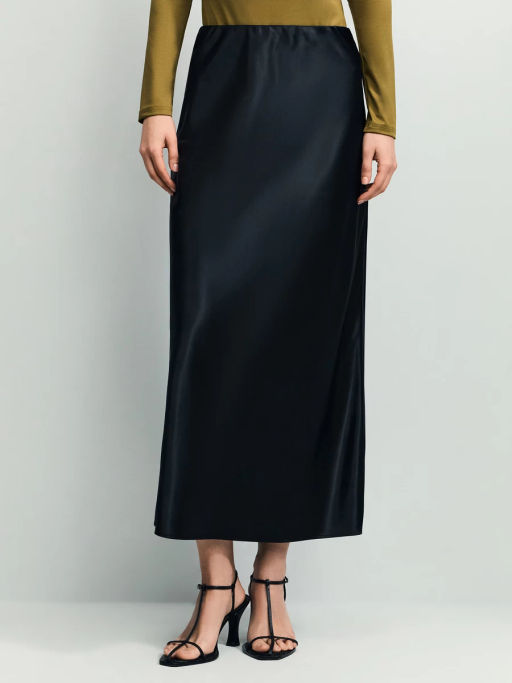 Атласная юбка миди ZR2604013505-50 / Zarina  фото 3