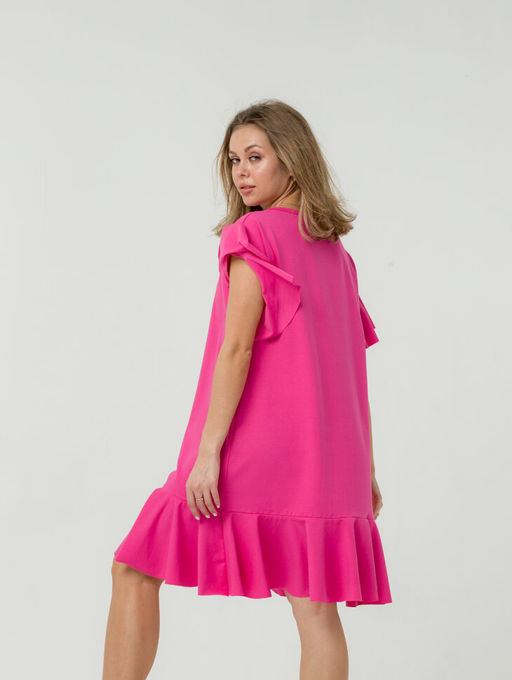 Платье с волнами ПЛОТНЫЙ ХЛОПОК - Knitka wear фото 5