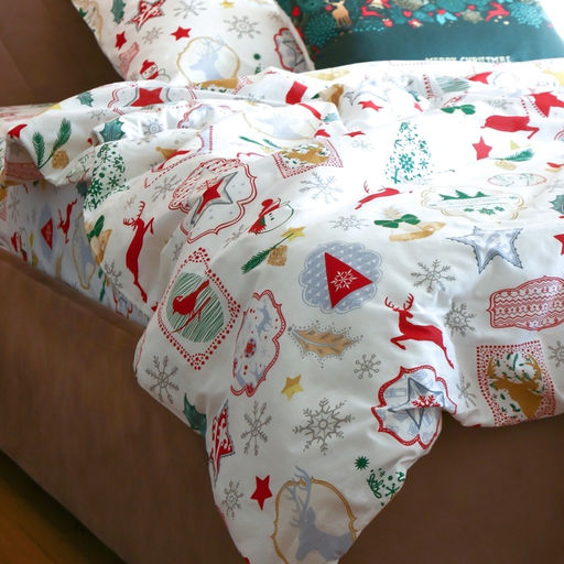 Постельное бельё Этель дуэт Зимний винтаж 143*215 см - 2 шт, 240*220 см, 70*70 см -2 шт  фото 8