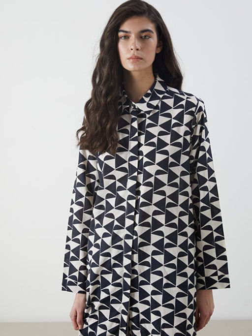 Desenli Kad?n G?mlek Tunik