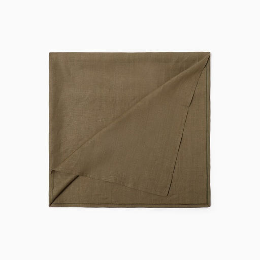 Скатерть «Этель» Linen collection khaki, 145×180 см, 100% лён 210 г/м²