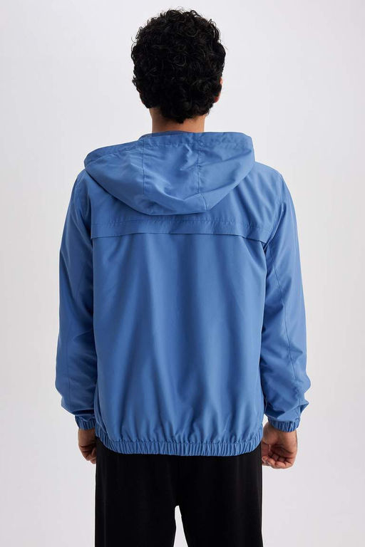 Пальто с капюшоном приталенного кроя DeFactoFit  фото 9