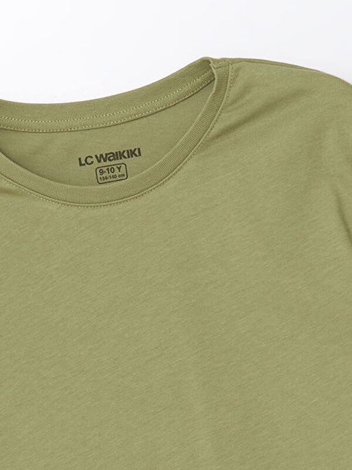 Bisiklet Yaka Basic K?sa Kollu Erkek ?ocuk Ti??rt