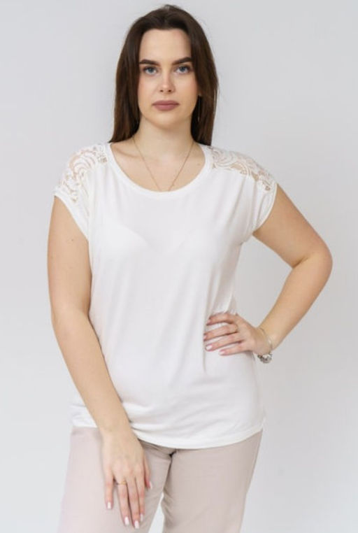 Футболка Кимоно-кружево Вискоза 95%, лайкра 5% - Ивассорти фото 12