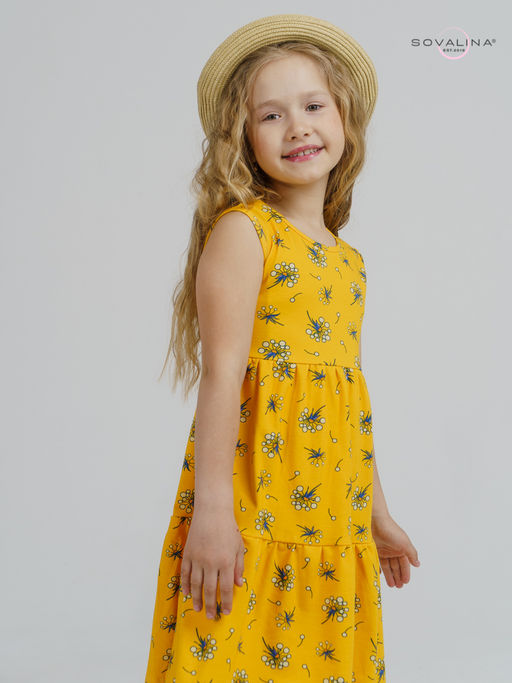 Сарафан Мия одуванчики на желтом - Sovalina фото 9