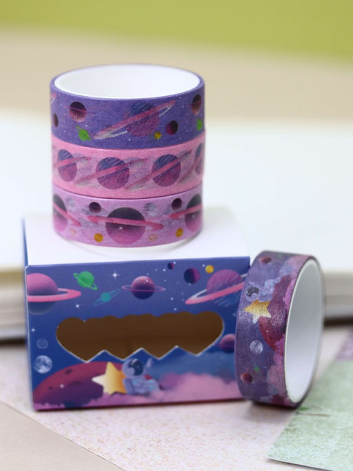 Набор декоративного скотча Astronaut, purple