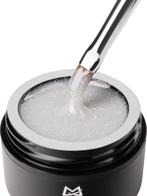 Manita Professional Гель моделирующий для ногтей с хлопьями юки / Builder Gel Flash №06, 15 мл  фото 4