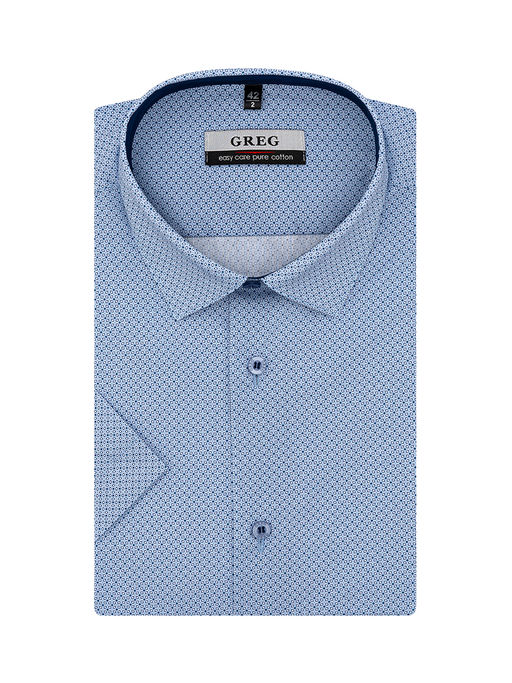 Сорочка мужская короткий рукав GREG 223/201/3221/Z/1  фото 2