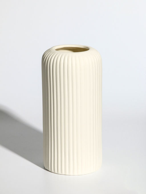 Ваза для цветов «Флоранс классик», 20×9.5×7 см, керамика, белая