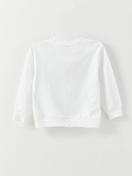 Bisiklet Yaka T?rk Bayra?? ve Atat?rk Bask?l? Uzun Kollu Erkek ?ocuk Sweatshirt - Waikiki фото 2