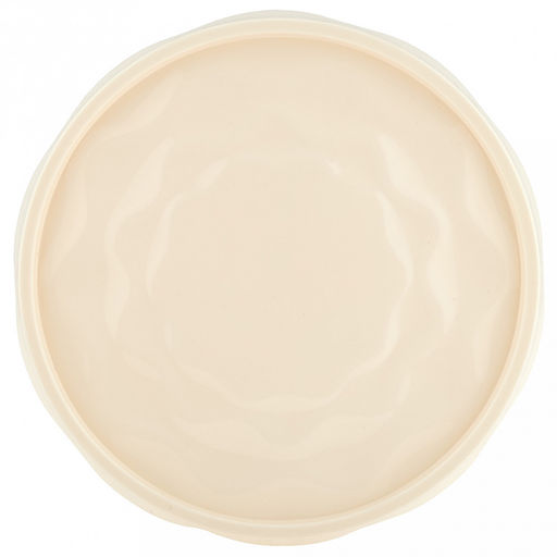 Салатник пластмассовый Modena 2,5л, д24,4см, h9,1см, с крышкой, пищевой полипропилен, светло-бежевый (Россия) - Домашняя мода фото 6