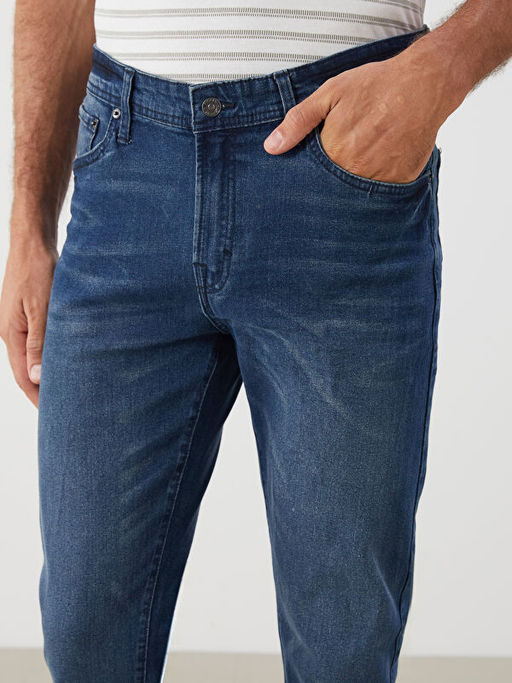 Slim Fit Erkek Jean Pantolon