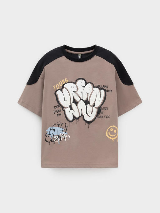 КР 302771/древесный к644 фуфайка (футболка) для мал - Crockid фото 3