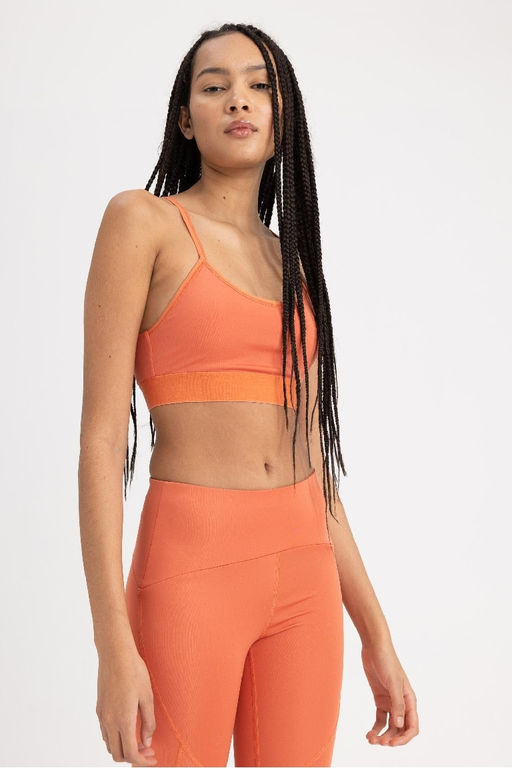 Спортивный бюстгальтер DeFactoFit с круглым вырезом  фото 6