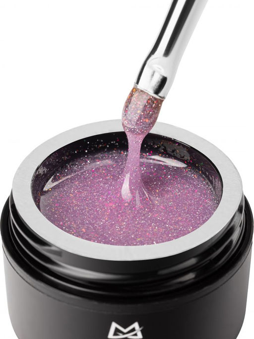 Manita Professional Гель моделирующий для ногтей с хлопьями юки / Builder Gel Flash №02, 15 мл