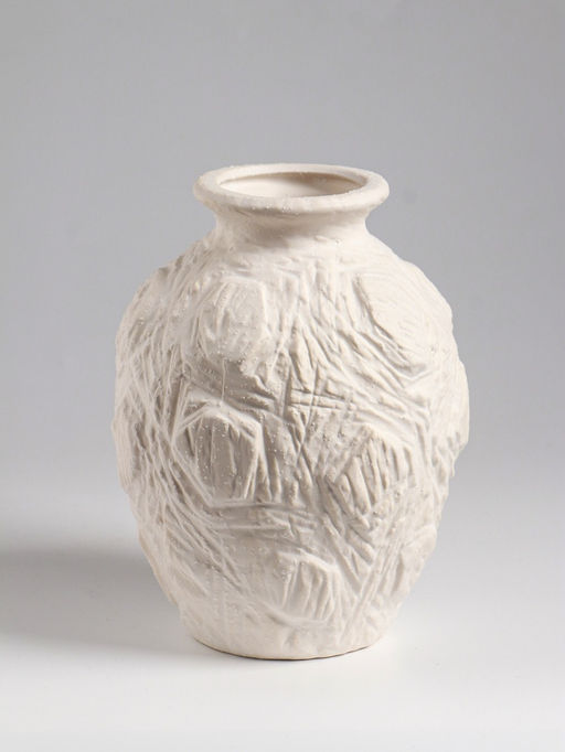 Ваза настольная керамика "Элой" 18х12 см, белый