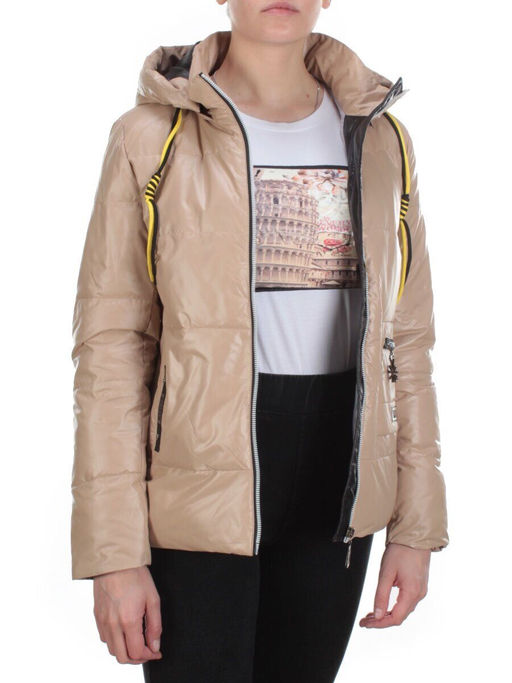 8260 BEIGE Куртка демисезонная женская BAOFANI (100 гр. синтепон) - Fashion фото 6