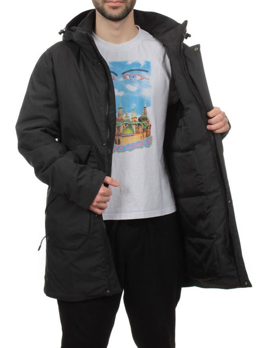 2180 DK. GREEN Куртка мужская зимняя облегченная (130 гр. холлофайбер)