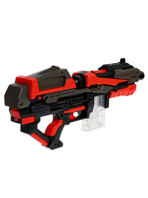 Автоматический бластер RAMPAGE, стреляет мягкими пулями, работает от батареек - Woow toys фото 3