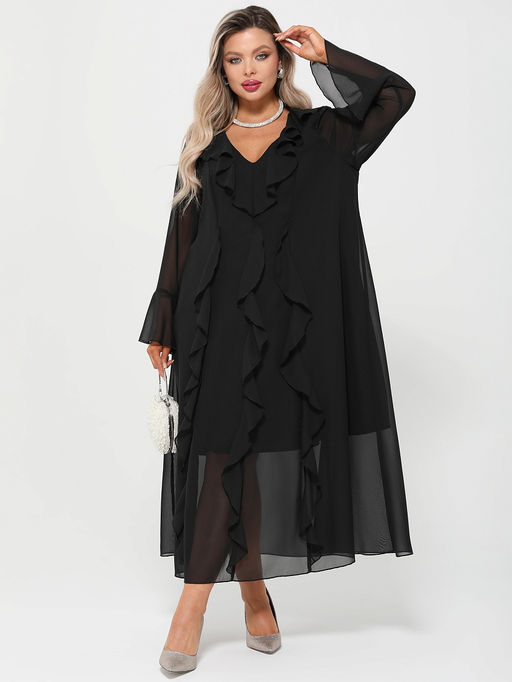 Платье Лиричи 0372-1ам черный